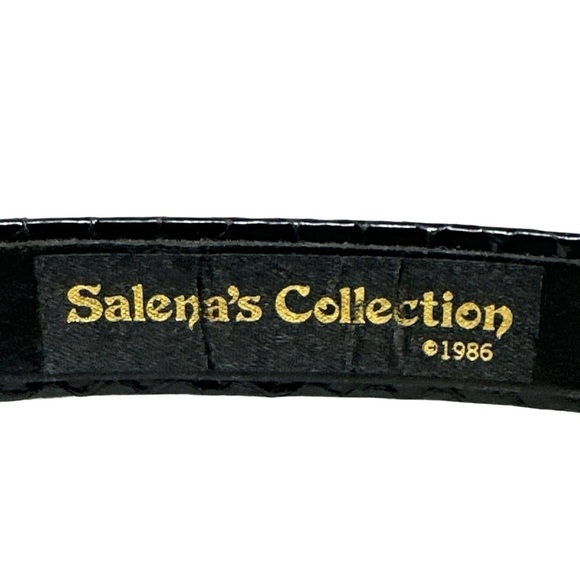 Vintage Salena\'s Collection 1986 Snakeskin Skinny Belt main image 6